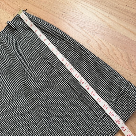 MaxMara Weekend Clueless Wool Blazer Jacket Skirt Set Size 8 Houndstooth Belted - Picture 16 of 16